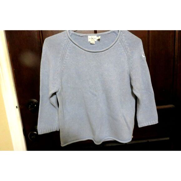 Calvin Klein Jeans Women’s light blue cotton Knit Sweater in size M - Picture 1 of 4